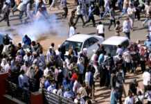 Dispersion d'une manifestation à Khartoum au Soudan