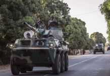 Blindés de l'armée sénégalaise