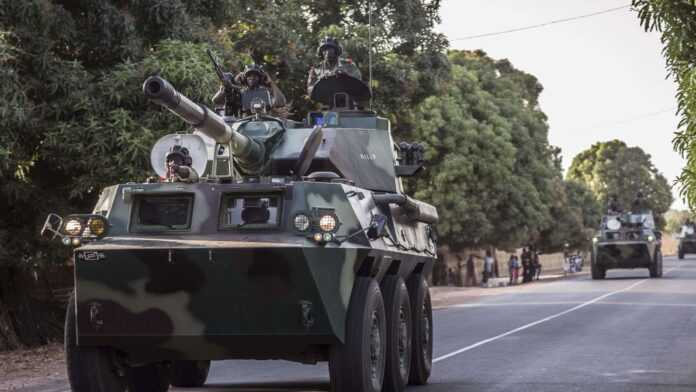 Blindés de l'armée sénégalaise