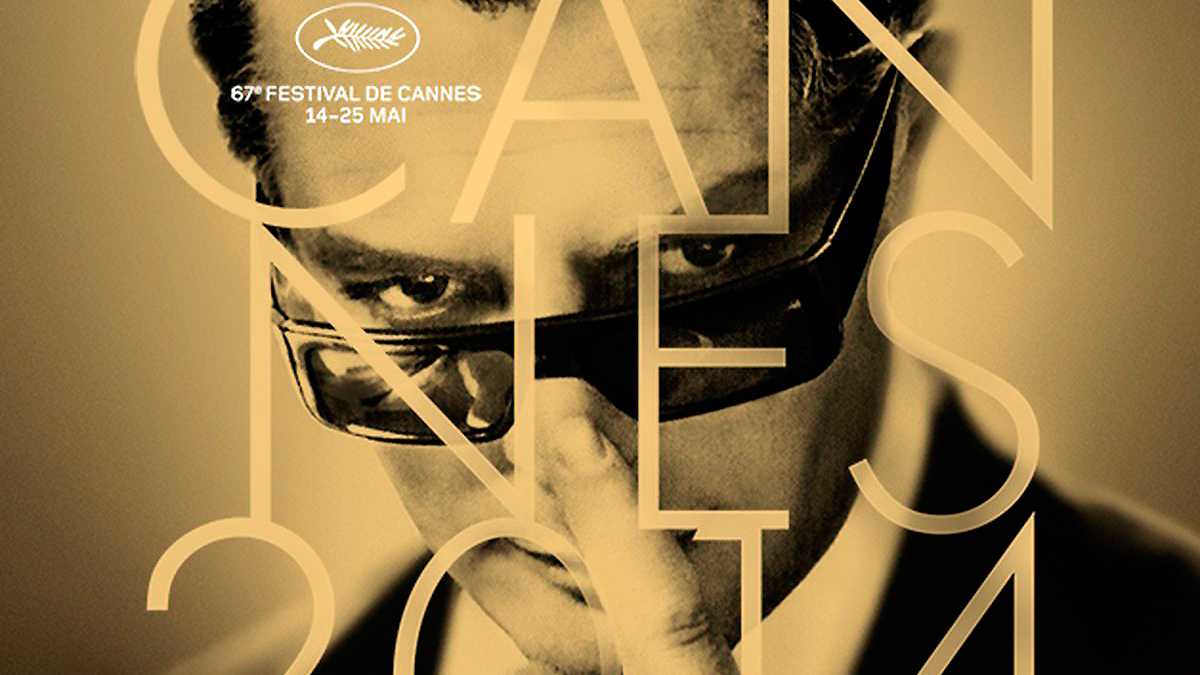 Affiche officielle du 67e Festival de Cannes, avec Marcello Mastroianni