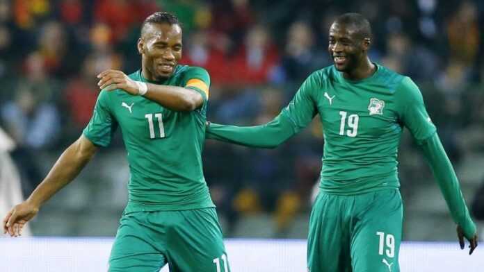 Didier Drogba et Yaya Touré