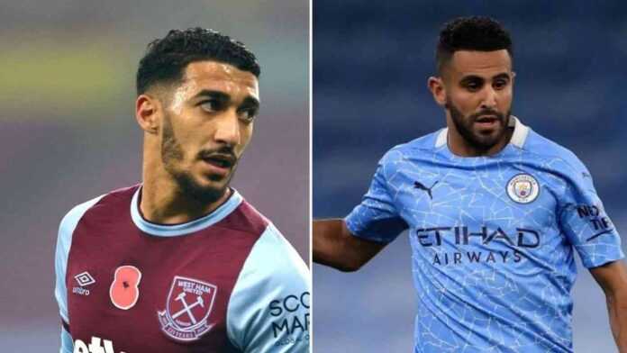 Saïd Benrahma et Riyad Mahrez