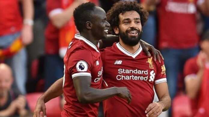 Sadio Mané et Mohamed Salah