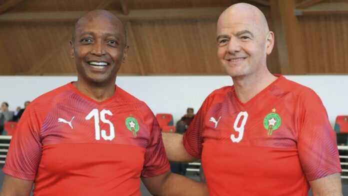 Patrice Motsepe et Gianni Infantino