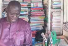 Saliou Diop, bouquiniste