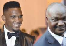 Présidence FECAFOOT : Samuel Eto’o reçoit les bénédictions de « papa Milla » Samuel Eto'o et Roger Milla