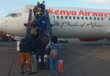 Avion de Kenya Airways