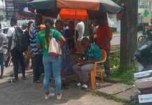 Bonapriso, au fan Zone CAN 2022