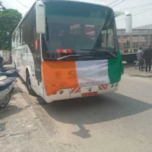 Bus des supporters ivoiriens
