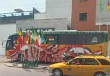 Les Egyptiens installés à l’hôtel des Algériens à Douala Devanture hôtel des Pharaons d'Egypte