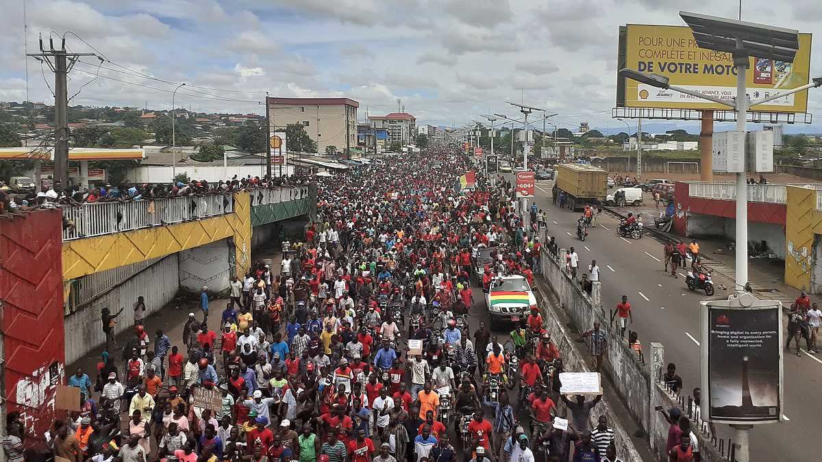 Manifestation en Guinée