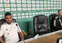 « Nous avons l’habitude de la pression », dixit Djamel Belmadi qui évoque Mahrez Riyad Maherz et Djamel Belmadi