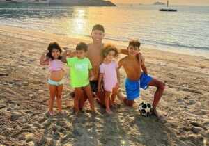 Ronaldo et ses enfants