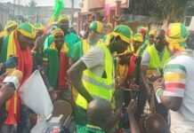 Supporters maliens à Douala