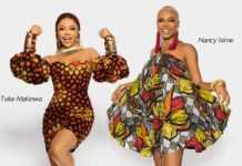 Les reines de la télévision africaine Toke MAKINWA et Nancy ISIME ambassadrices de la marque Hollantex Toke Makinwa et Nancy Isime