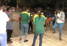 Belle ambiance après la victoire du Sénégal