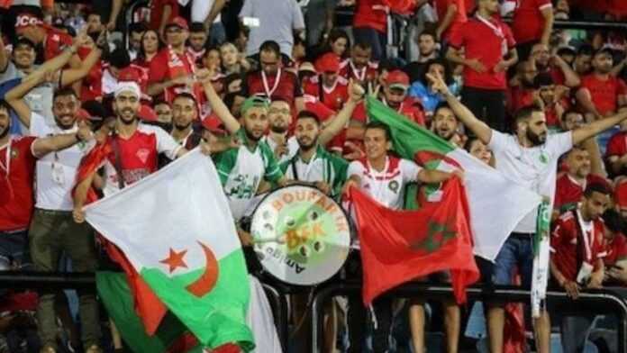 Supporters marocains et algériens