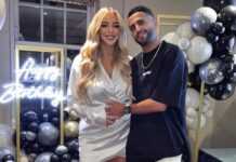 Taylor Ward célèbre son mari Riyad Mahrez Taylor Ward et Riyad Mahrez