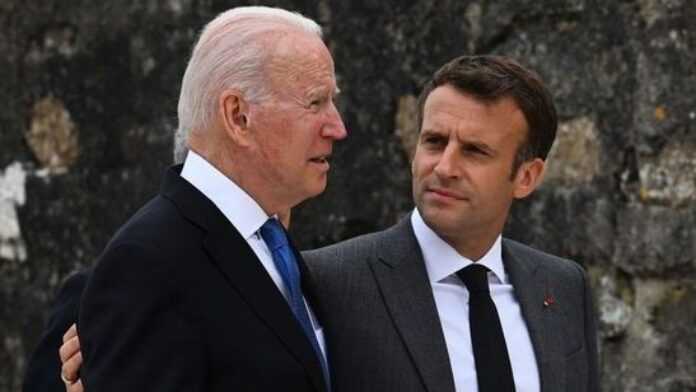 Joe Biden et Emmanuel Macron