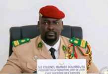 Mamady Doumbouya, président de la Transition en Guinée