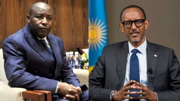 Evariste Ndayishimiye et Paul Kagame