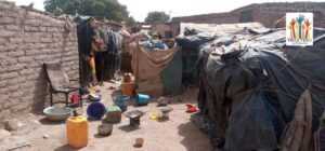 Un camp de déplacés au Burkina Faso