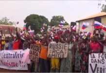 Manifestation pro-russe à Bangui