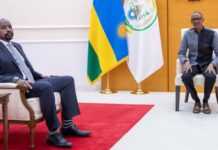 Muhoozi Kainerugaba et Paul Kagame