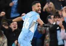 Riyad Mahrez, joueur algérien