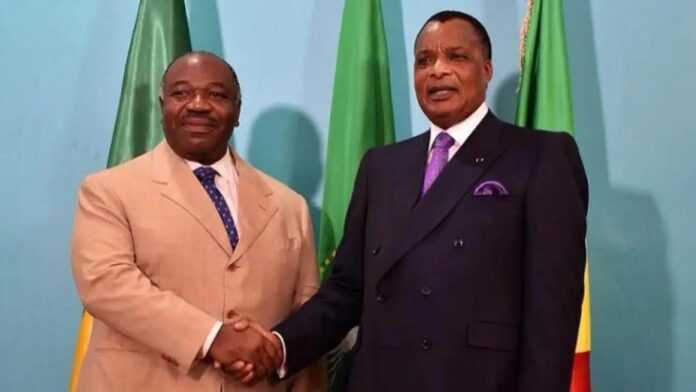 Ali Bongo et Denis Sassou N'Guesso