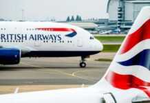 Un avion de British Airways