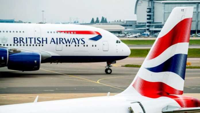 Un avion de British Airways