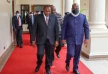 Uhuru Kenyatta et Félix Tshisekedi