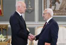 Kaïs Saïed et Rached Ghannouchi