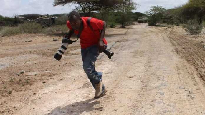 Journaliste en Somalie (illustration)