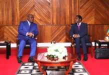 Les Présidents Félix Tshisekedi et Hakainde Hichilema