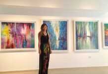 Loubna Idrissi, révélation de l’Art’Expo Morocco à Paris Loubna Idrissi Fazazi