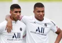 Hakimi et Mbappé