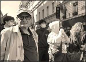 Mustapha Saha. Place de la Sorbonne. 14 avril 2022 V2