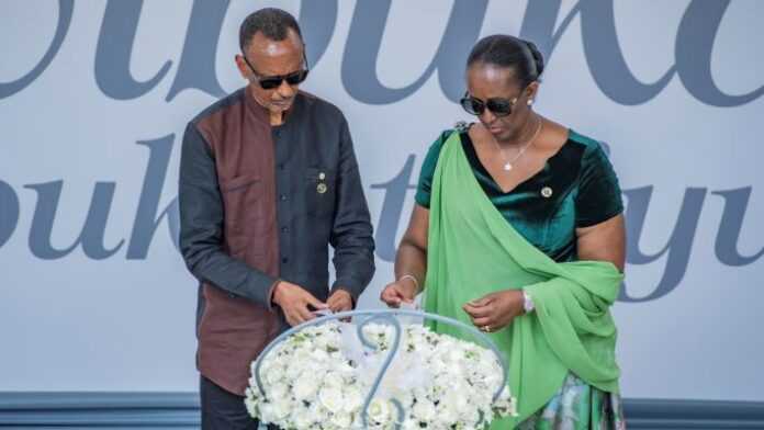 Kagame et son épouse