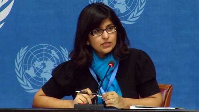 Ravina Shamdasani, porte-parole de l'ONU