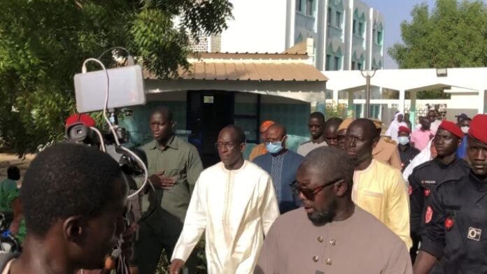 Le ministre sénégalais de la Santé, Abdoulaye Diouf Sarr, cet après-midi