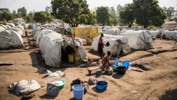 Camp de déplacés en RDC
