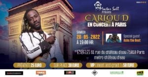Affiche du concert de Carlou D