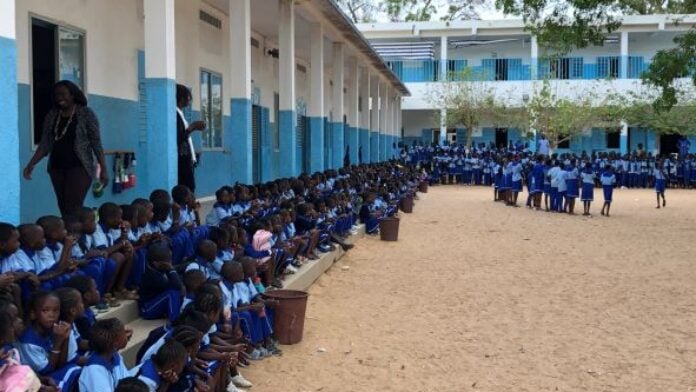 Une école au Sénégal