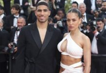 Hakimi et Abouk, lors du Festival de Cannes 2022