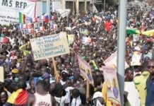 Manifestations au Mali