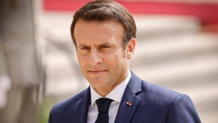 Emmanuel Macron, président du Conseil de l'UE