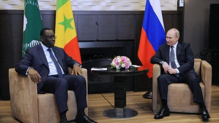 Macky Sall et Vladimir Poutine