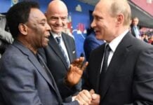 Guerre en Ukraine : Pelé met la pression sur Poutine Pelé et Vladimir Poutine